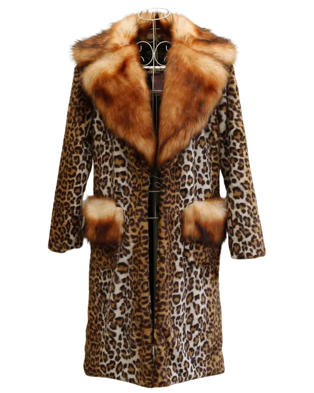 Liora™ | Luxe Leopard Windbreaker
