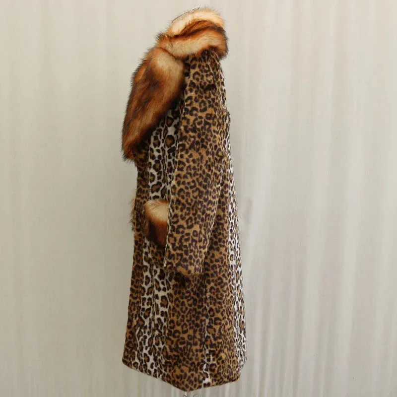 Liora™ | Luxe Leopard Windbreaker
