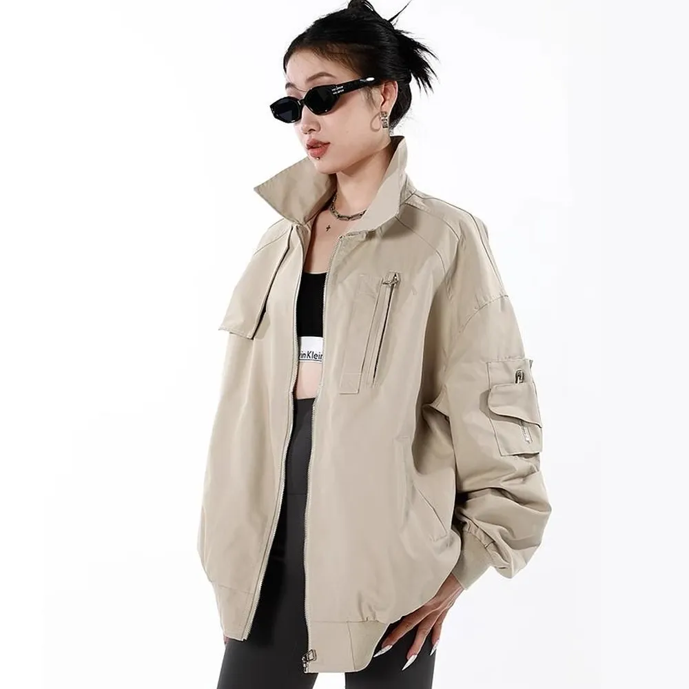 Literary Solid Color Lapel Jacket