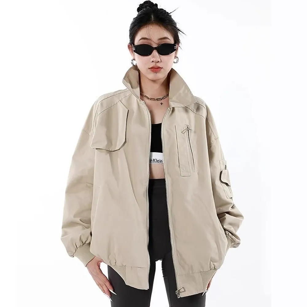 Literary Solid Color Lapel Jacket