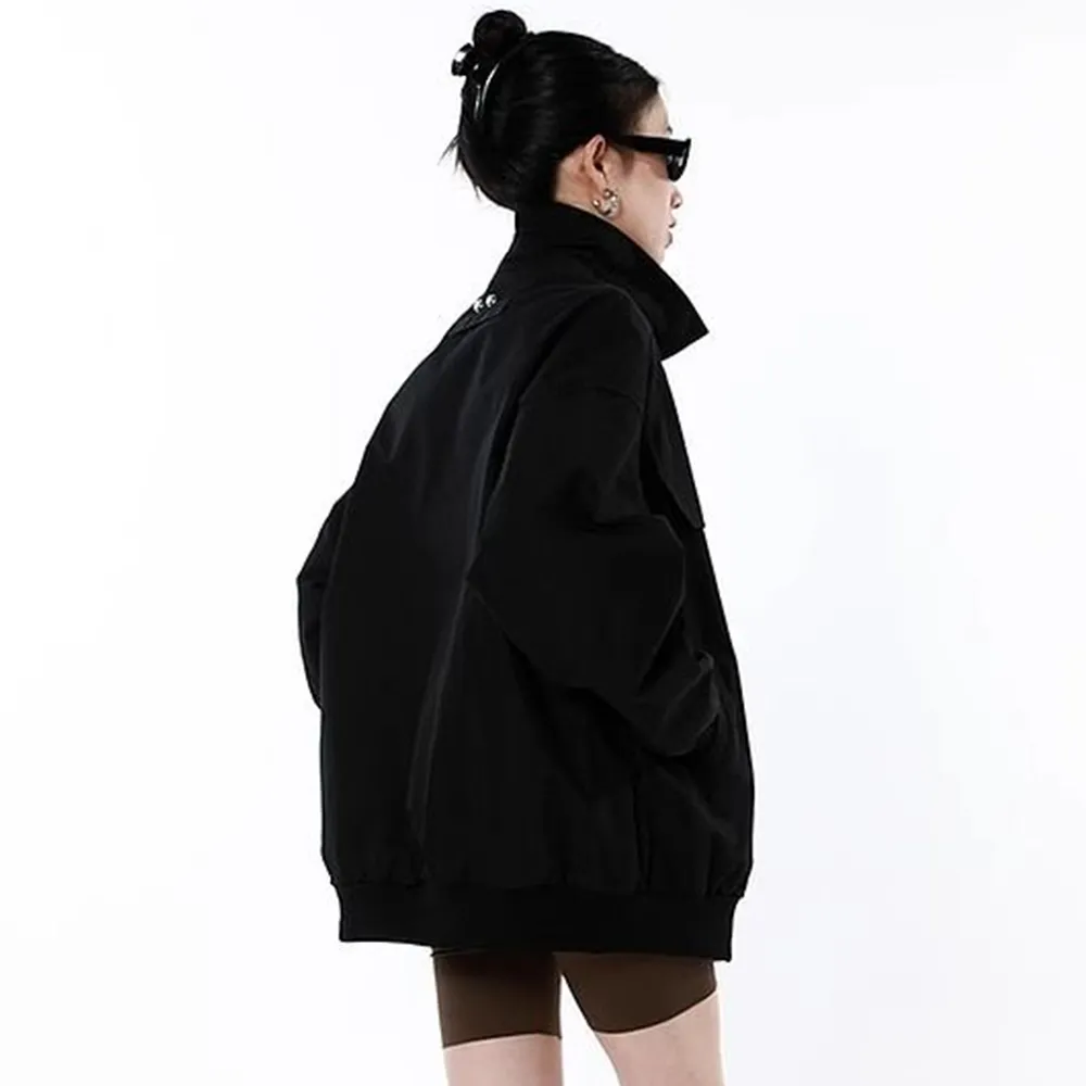 Literary Solid Color Lapel Jacket
