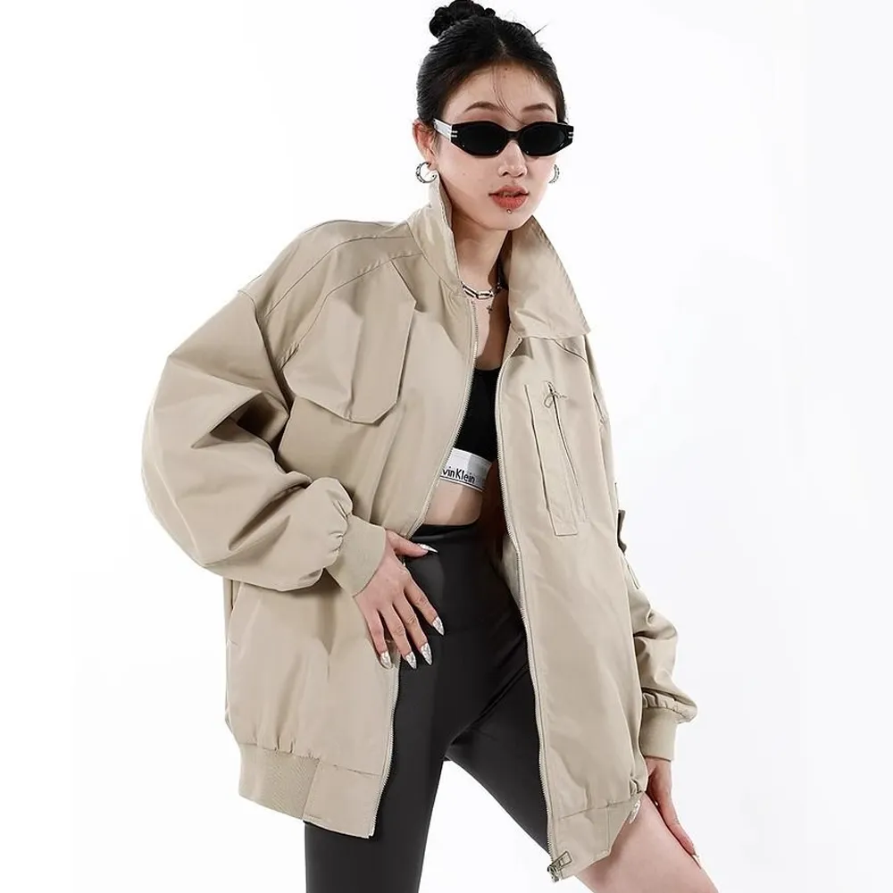 Literary Solid Color Lapel Jacket