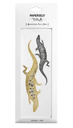 Lizards (Simoneone) Temporary Tattoo
