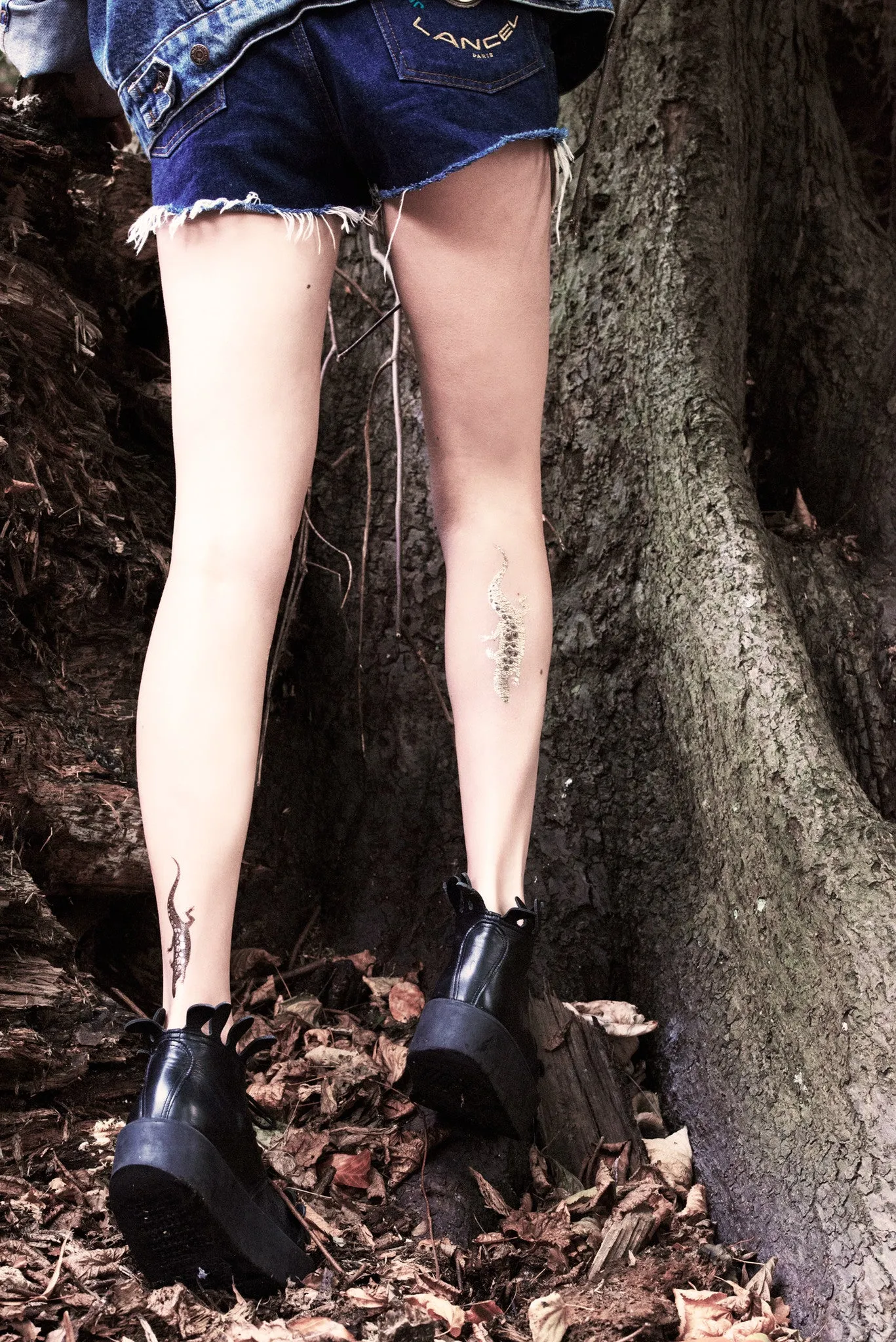 Lizards (Simoneone) Temporary Tattoo
