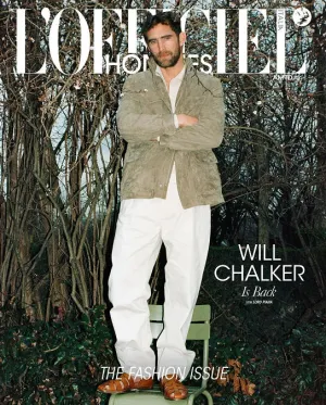 L'OFFICIEL Hommes Magazine ITALIA April 2024 Will Chalker BRAND NEW