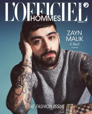 L'OFFICIEL Hommes Magazine ITALIA April 2024 ZAYN MALIK Brand New
