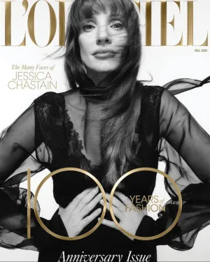 L'OFFICIEL ITALIA Magazine Fall 2021 JESSICA CHASTAIN Eva Huang ERIN O'CONNOR