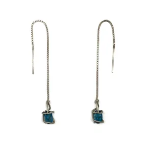 London Topaz Threader Earrings