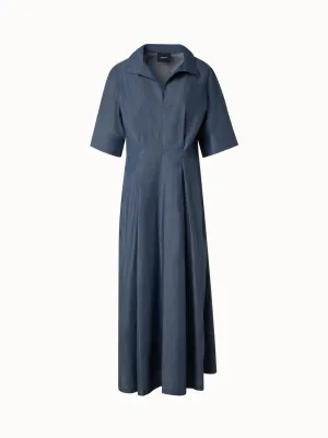 Long Shirt Dress in Sea Island Cotton