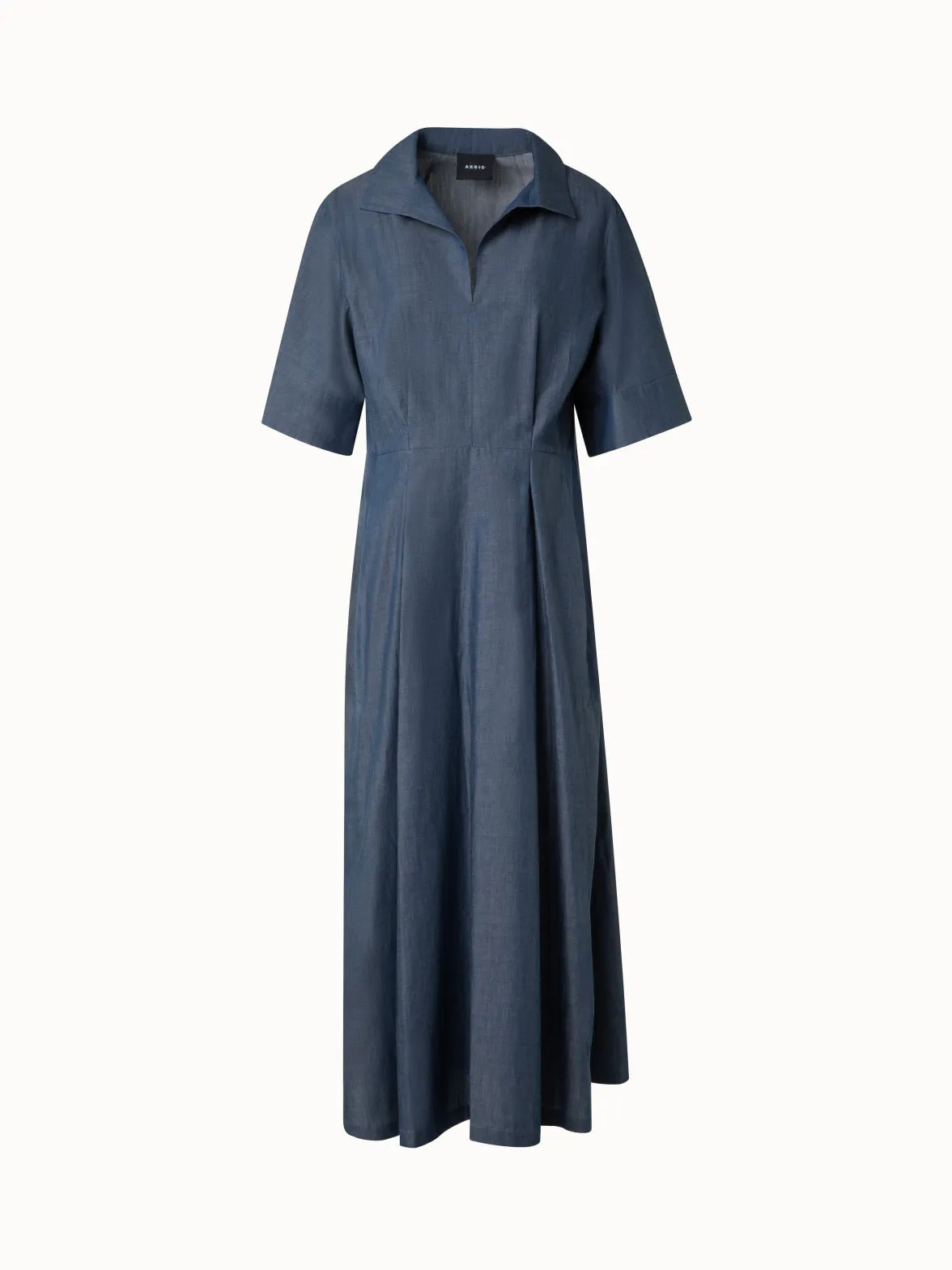 Long Shirt Dress in Sea Island Cotton