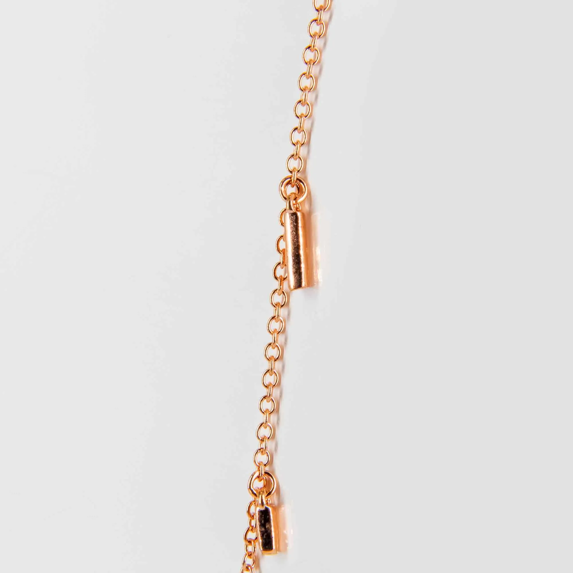 Long Silver Gold Plated Necklace