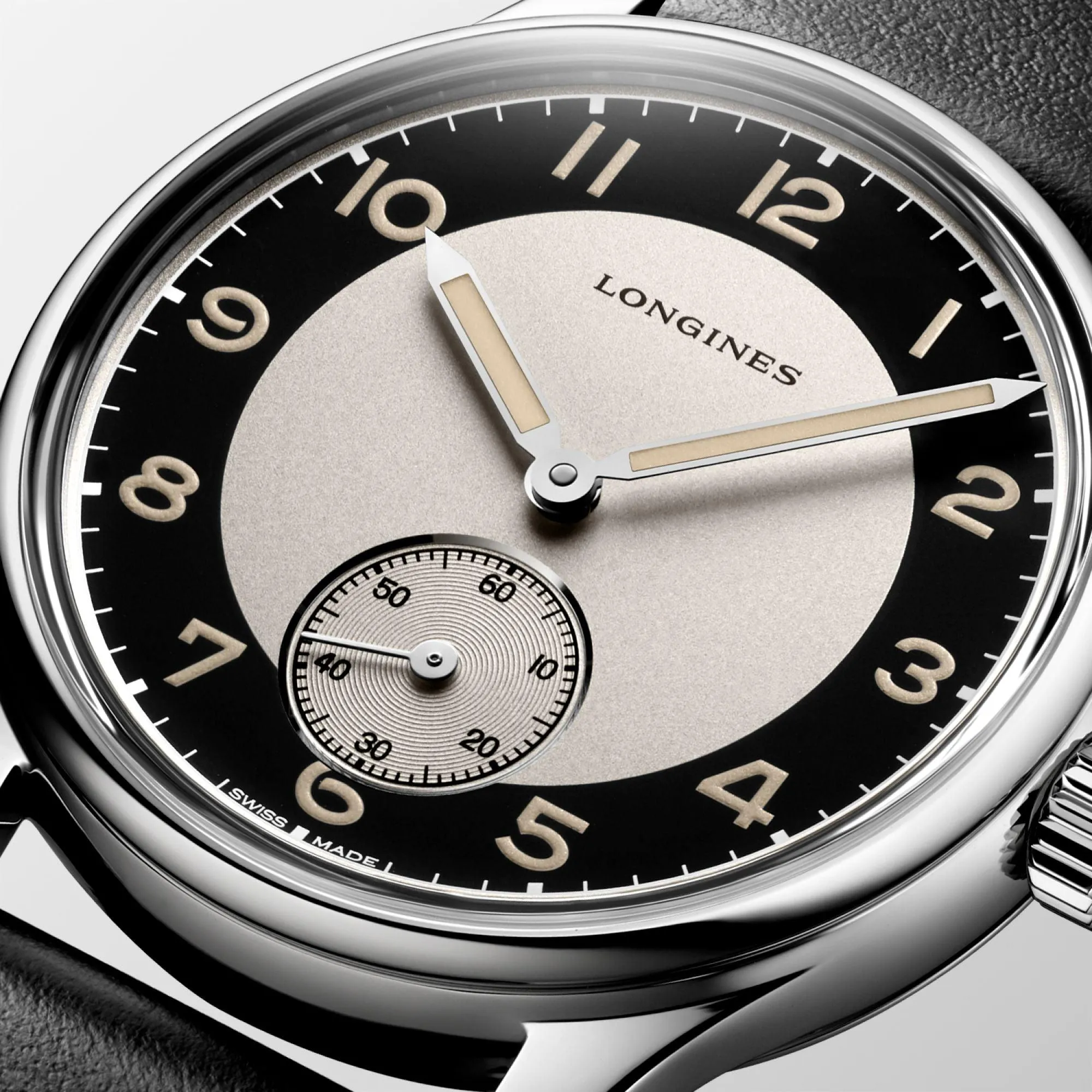 Longines Heritage Classic Tuxedo 38.5mm Automatic Steel L2.330.4.93.0 watch