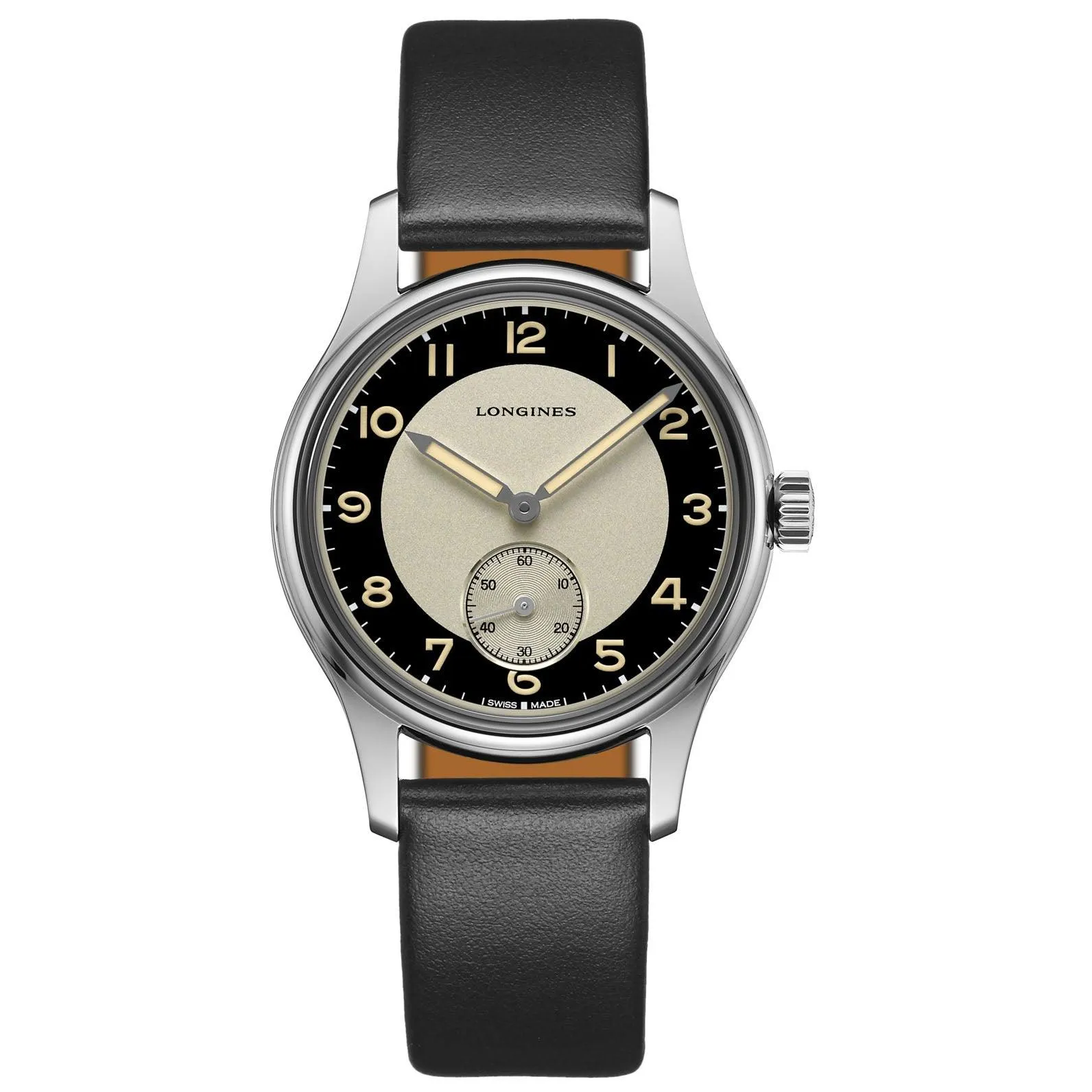 Longines Heritage Classic Tuxedo 38.5mm Automatic Steel L2.330.4.93.0 watch