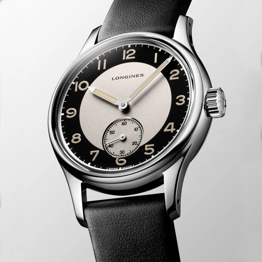 Longines Heritage Classic Tuxedo 38.5mm Automatic Steel L2.330.4.93.0 watch