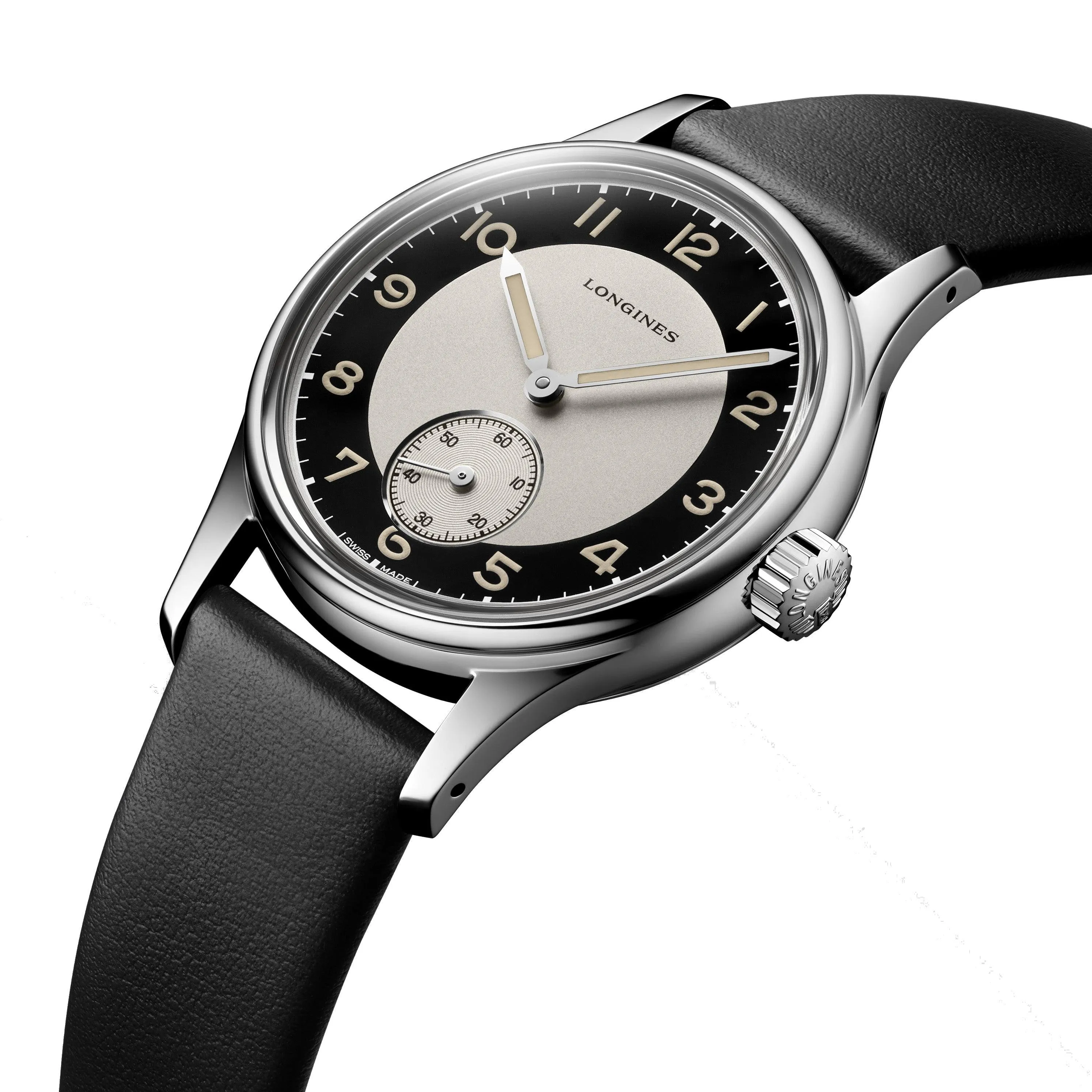 Longines Heritage Classic Tuxedo 38.5mm Automatic Steel L2.330.4.93.0 watch