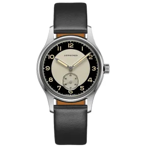 Longines Heritage Classic Tuxedo 38.5mm Automatic Steel L2.330.4.93.0 watch