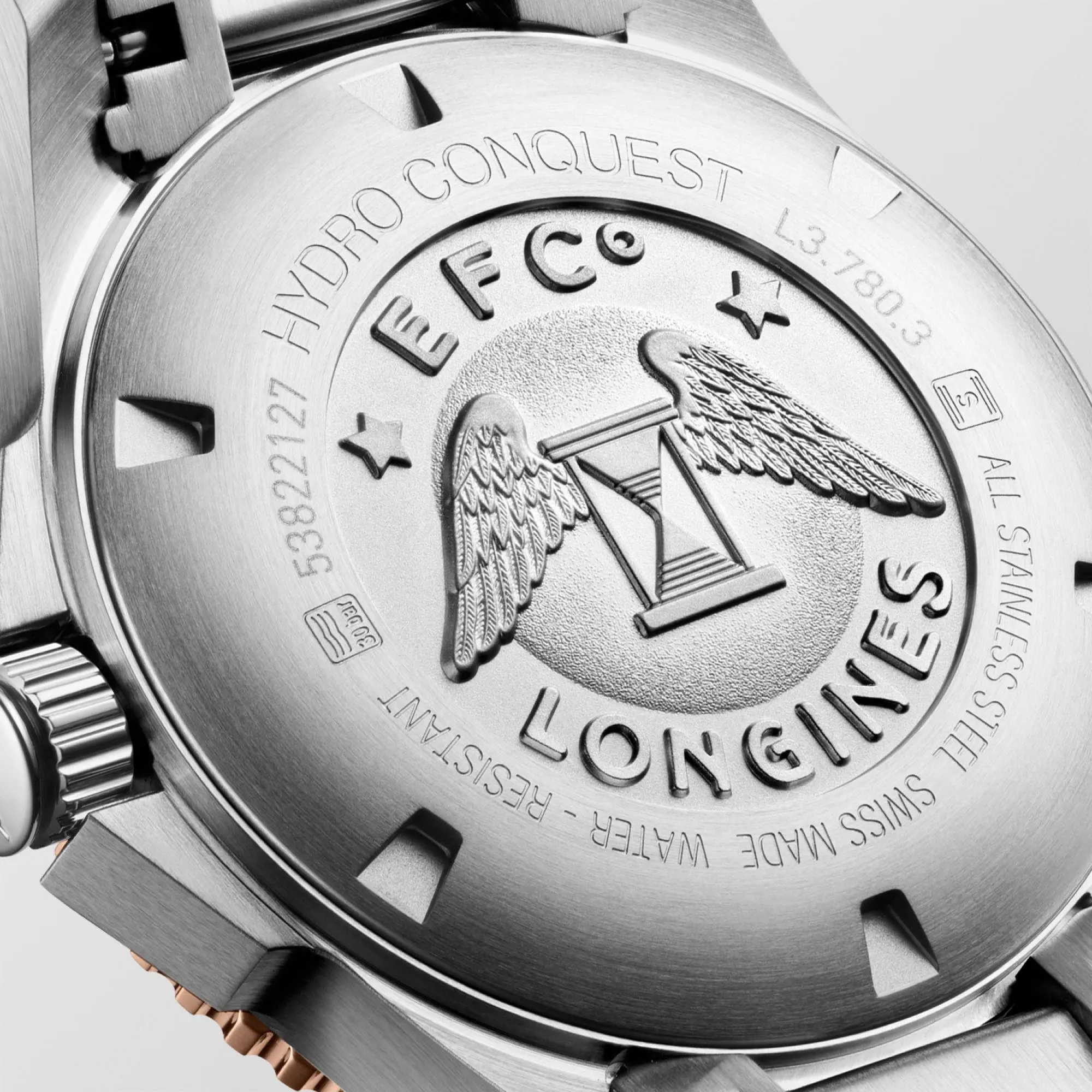 LONGINES HYDROCONQUEST WATCH 39MM Automatic Gray Steel L3.780.3.78.6