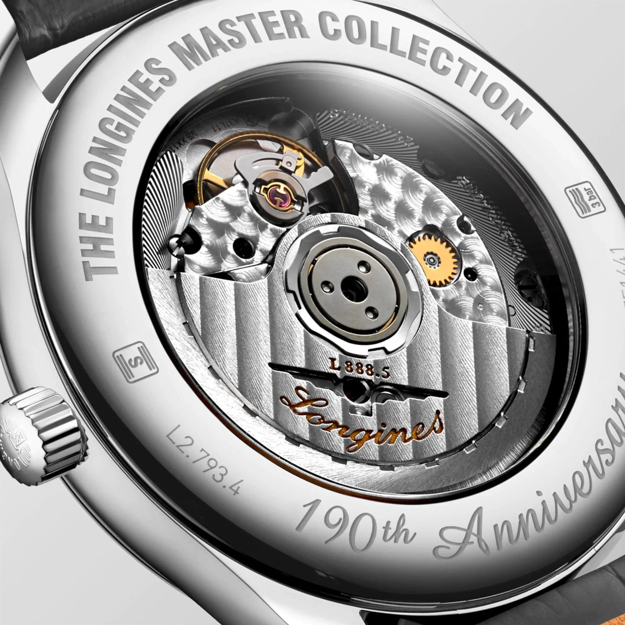 Longines watch Master Collection 190th Anniversary 40mm Automatic Silver Steel L2.793.4.73.2