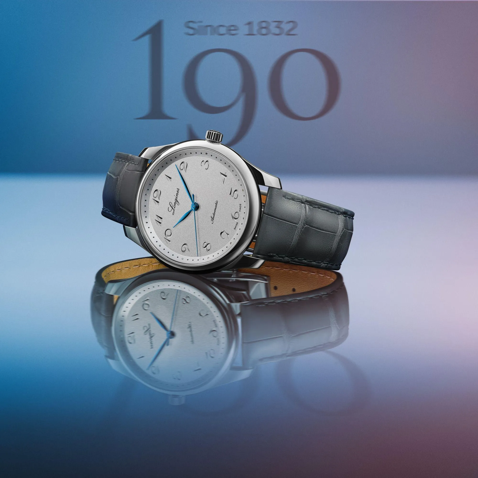 Longines watch Master Collection 190th Anniversary 40mm Automatic Silver Steel L2.793.4.73.2