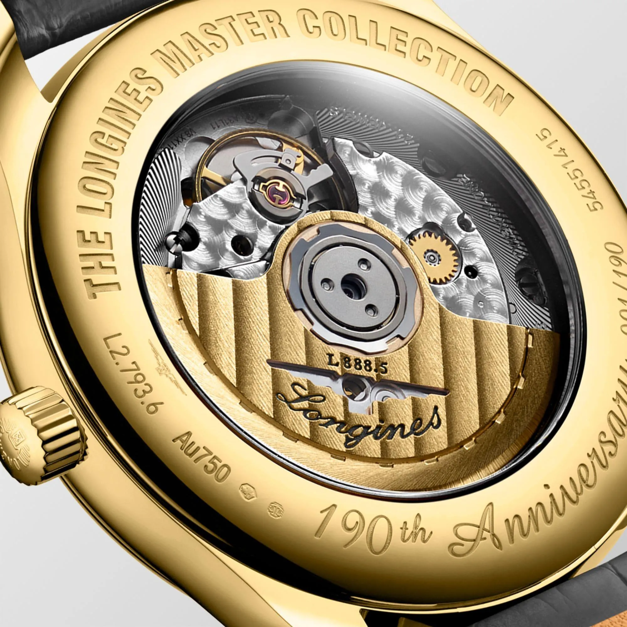 LONGINES WATCH The Longines Master Collection 190th Anniversary Limited Edition 40mm Gray Gold 18kt L2.793.6.73.2