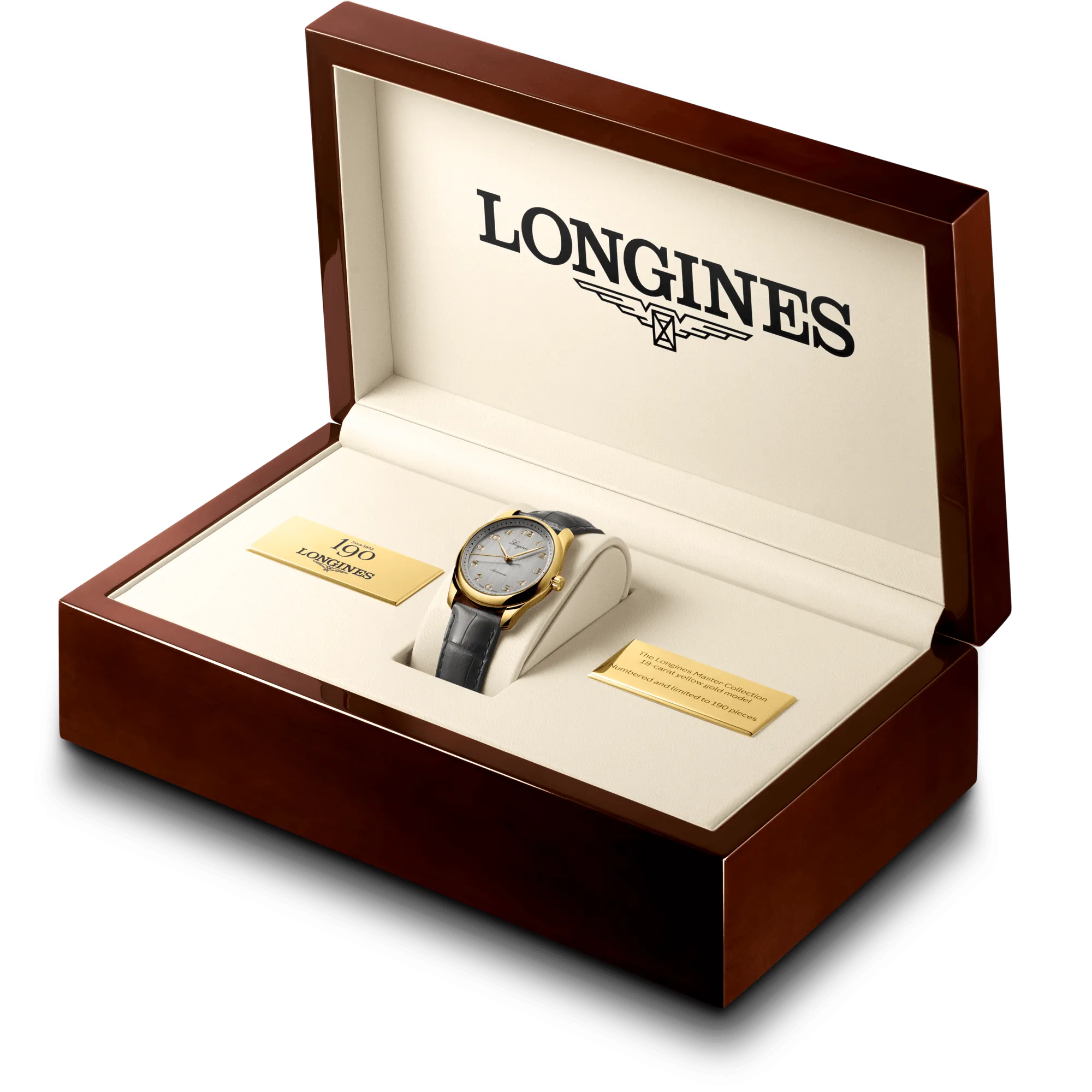 LONGINES WATCH The Longines Master Collection 190th Anniversary Limited Edition 40mm Gray Gold 18kt L2.793.6.73.2