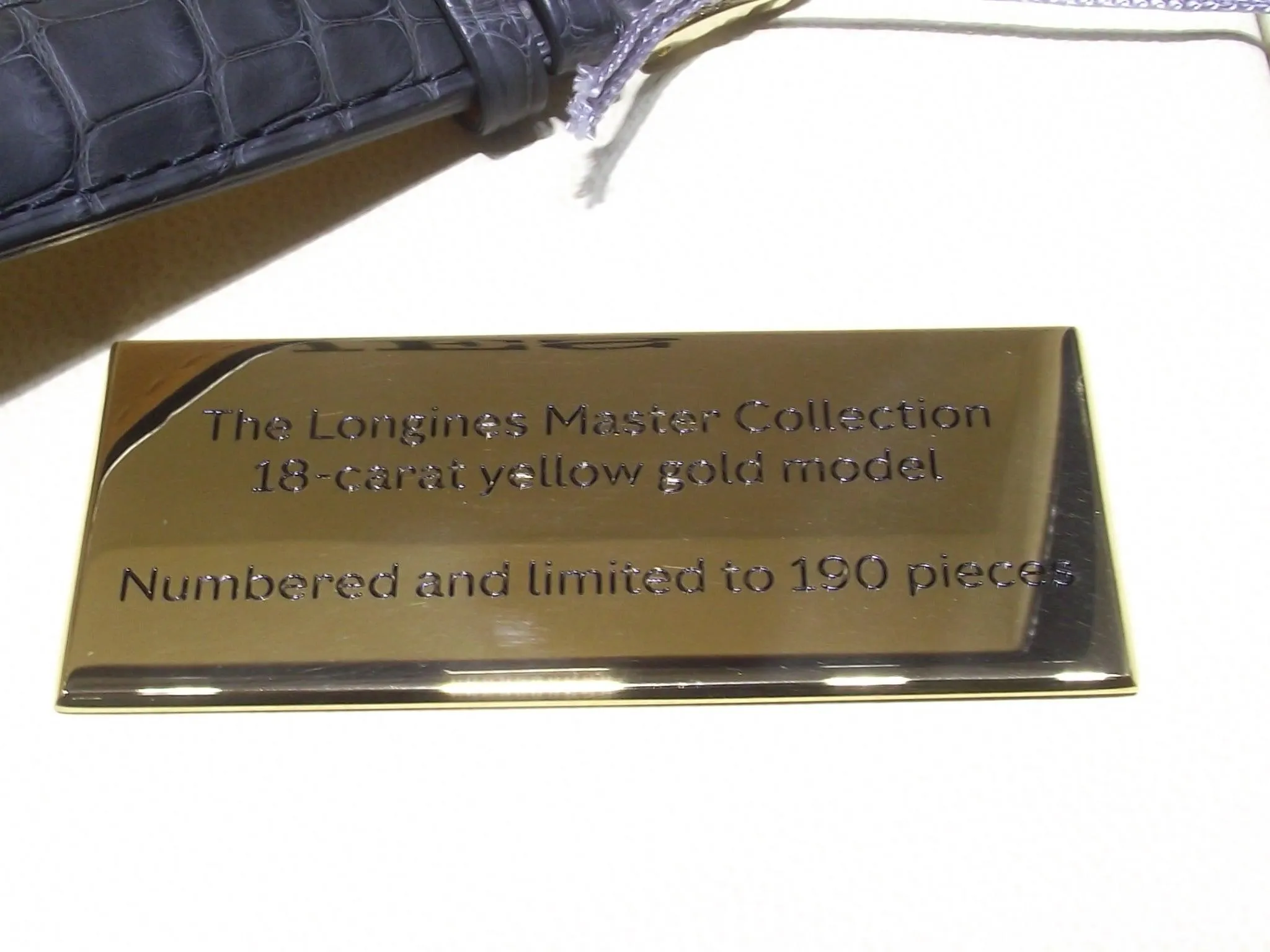 LONGINES WATCH The Longines Master Collection 190th Anniversary Limited Edition 40mm Gray Gold 18kt L2.793.6.73.2