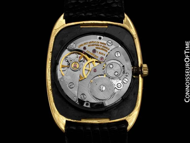 Longines Mens Classic Handwound Dress Watch - 18K Gold Plated & Stainless Steel SS