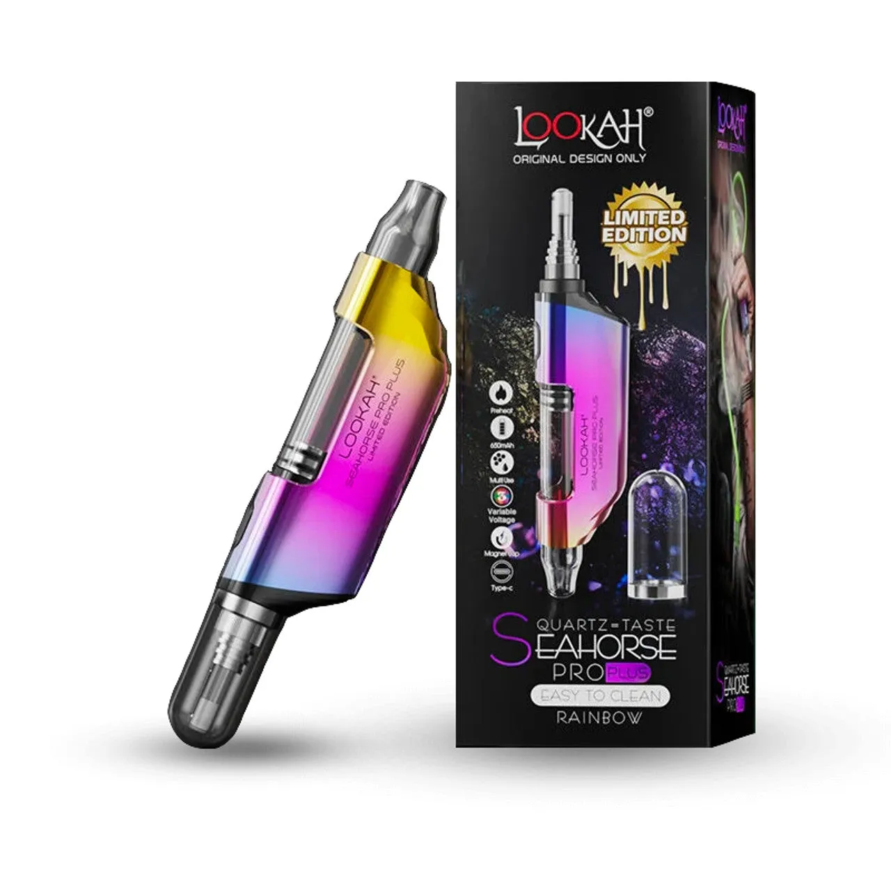 Lookah Seahorse Pro Plus Wax Pen & Dab Pen - Various Colors - (1 Count)