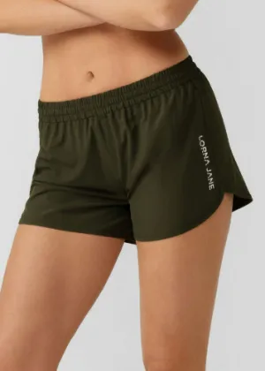 Lorna Jane Lotus Sport Short - Luxury Green