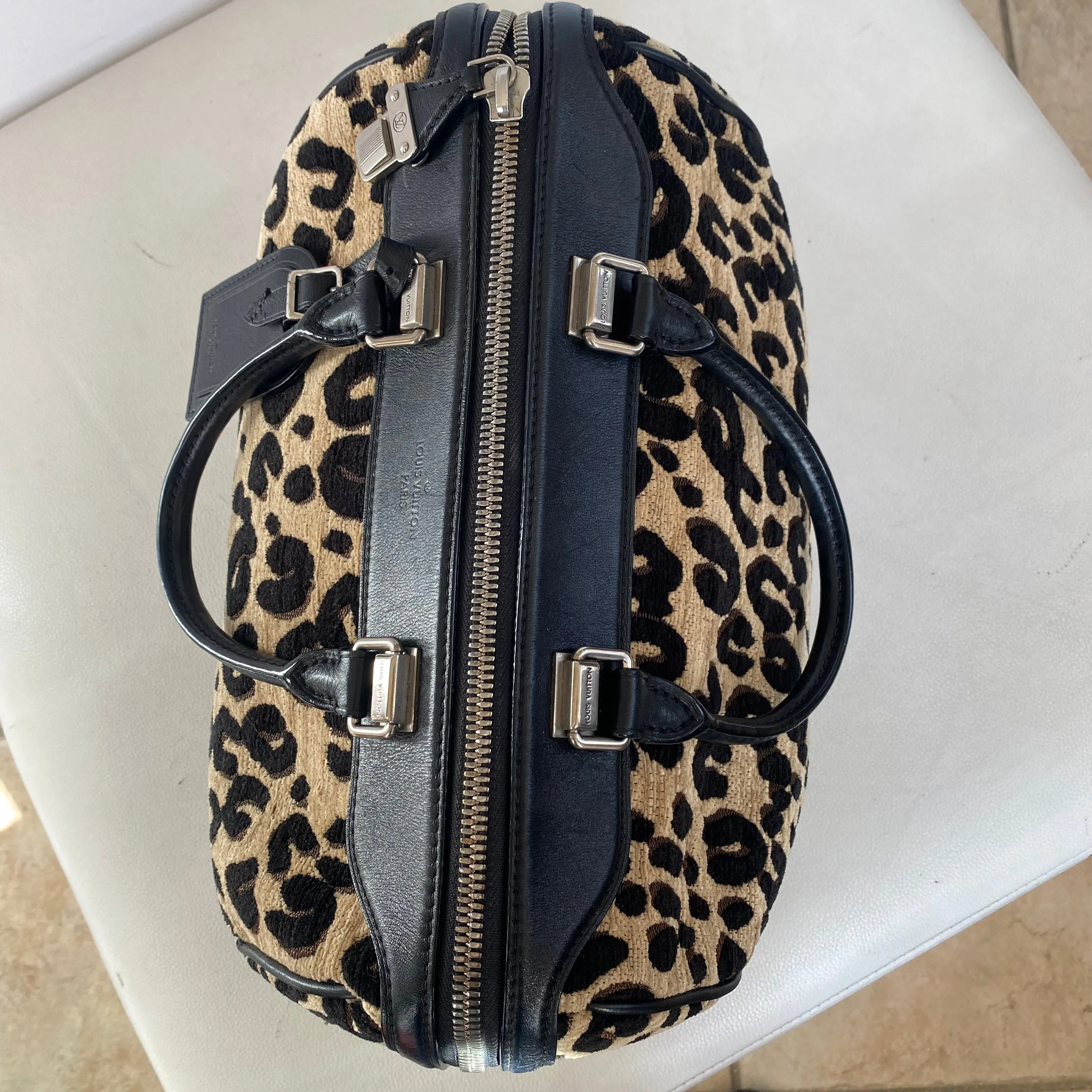 Louis Vuitton Limited Edition Steven Sprouse Leopard Speedy 30