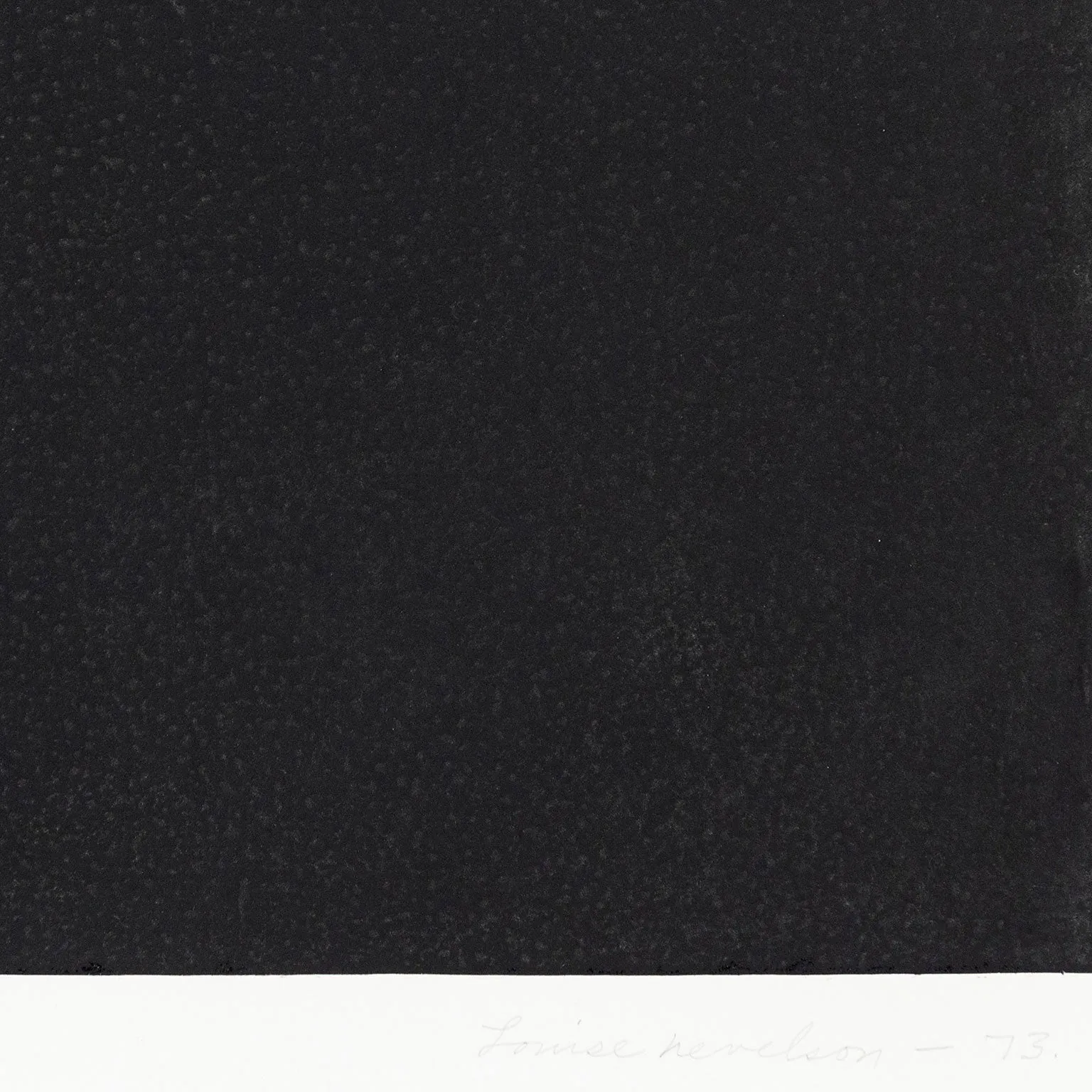 LOUISE NEVELSON "LILAC EDGE" AQUATINT, 1973
