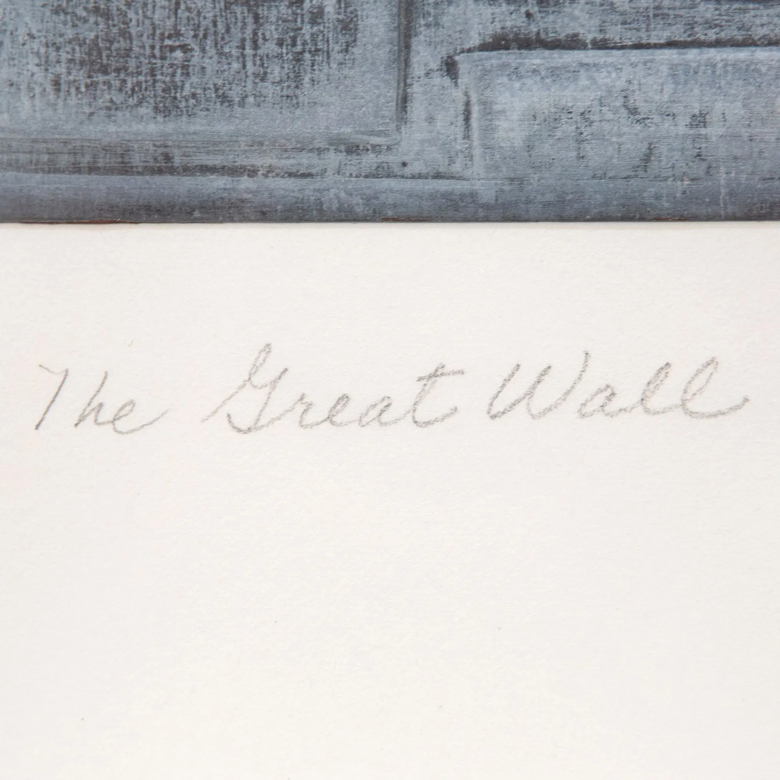 LOUISE NEVELSON "THE GREAT WALL" 1970