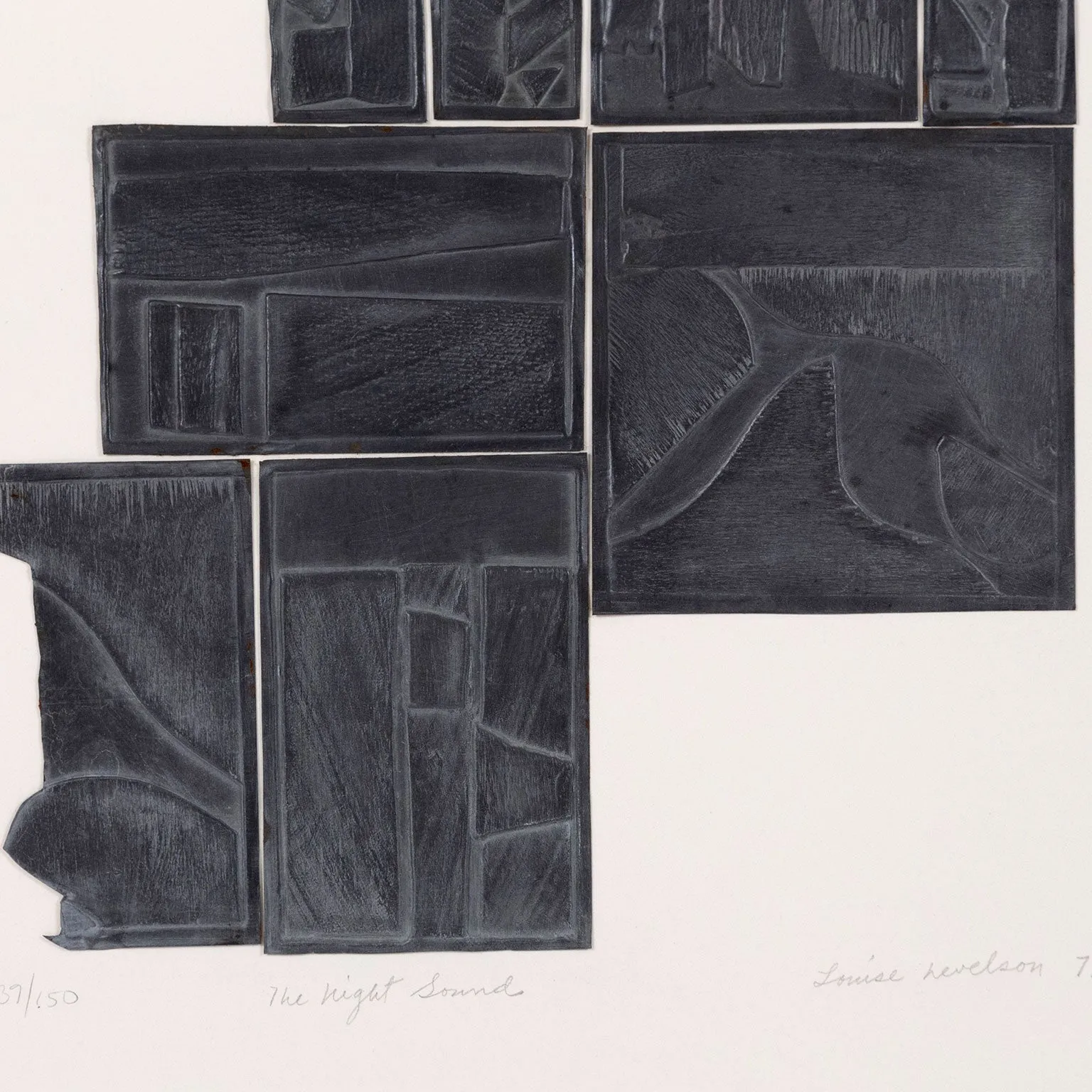 LOUISE NEVELSON "THE NIGHT SOUND" 1971