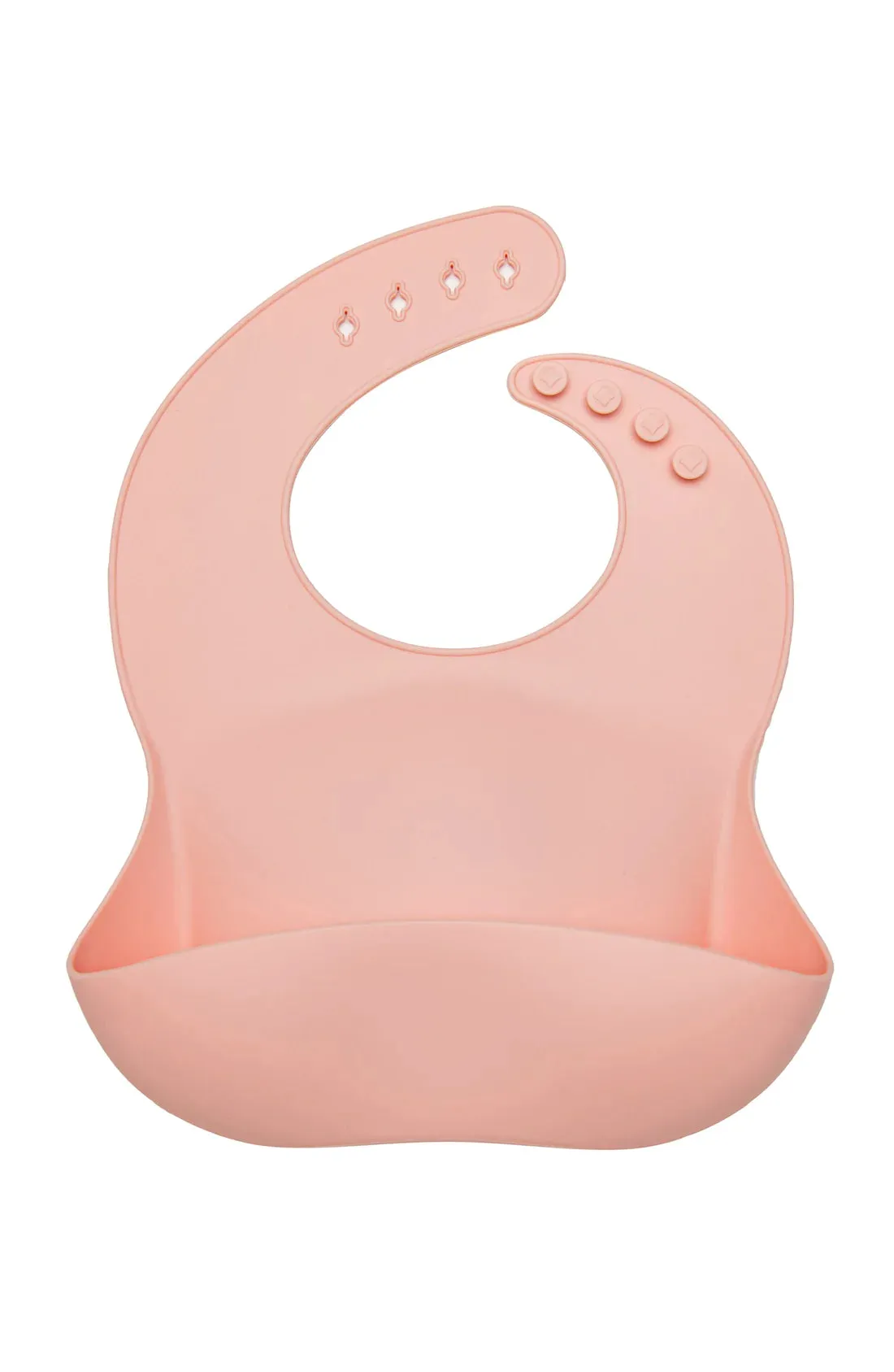 Loulou Lollipop - Silicone Bib - Pink Quartz