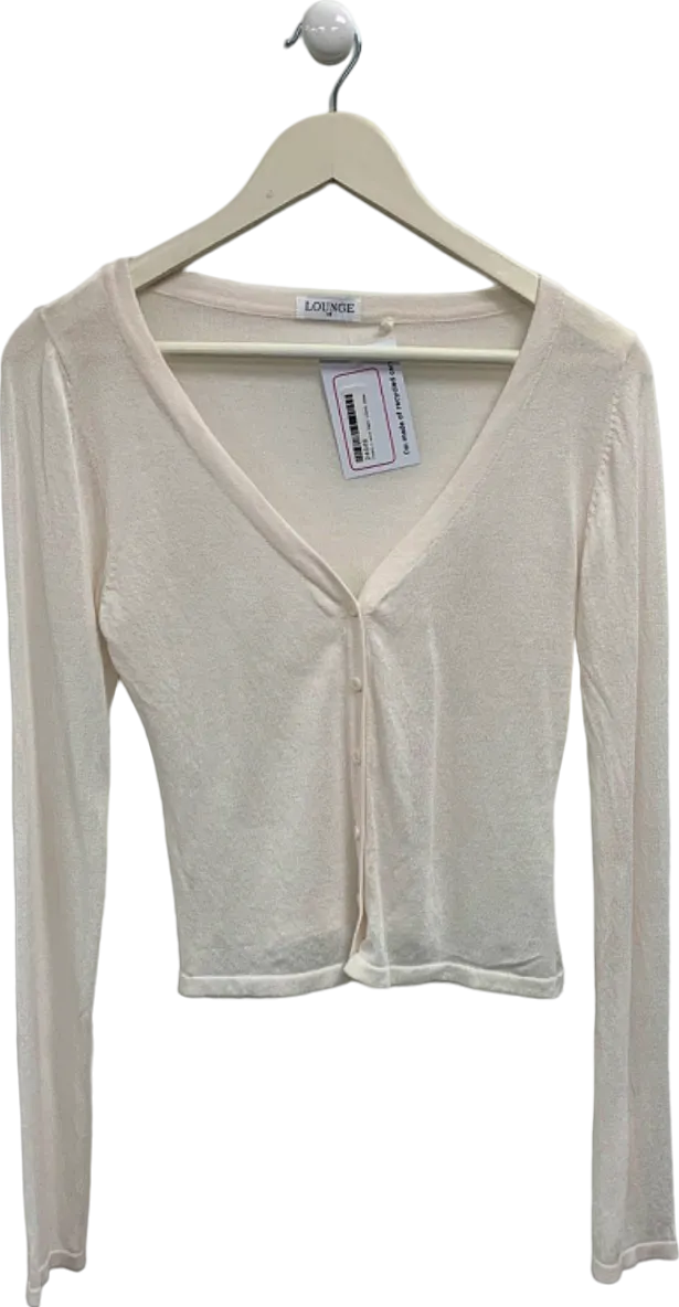 Lounge Cream Cardigan UK M