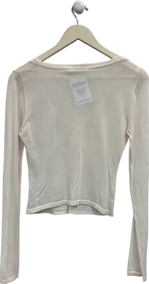 Lounge Cream Cardigan UK M