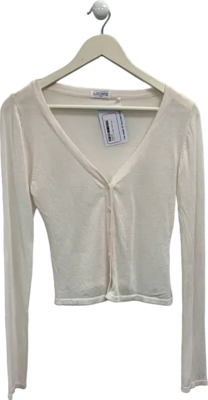 Lounge Cream Cardigan UK M