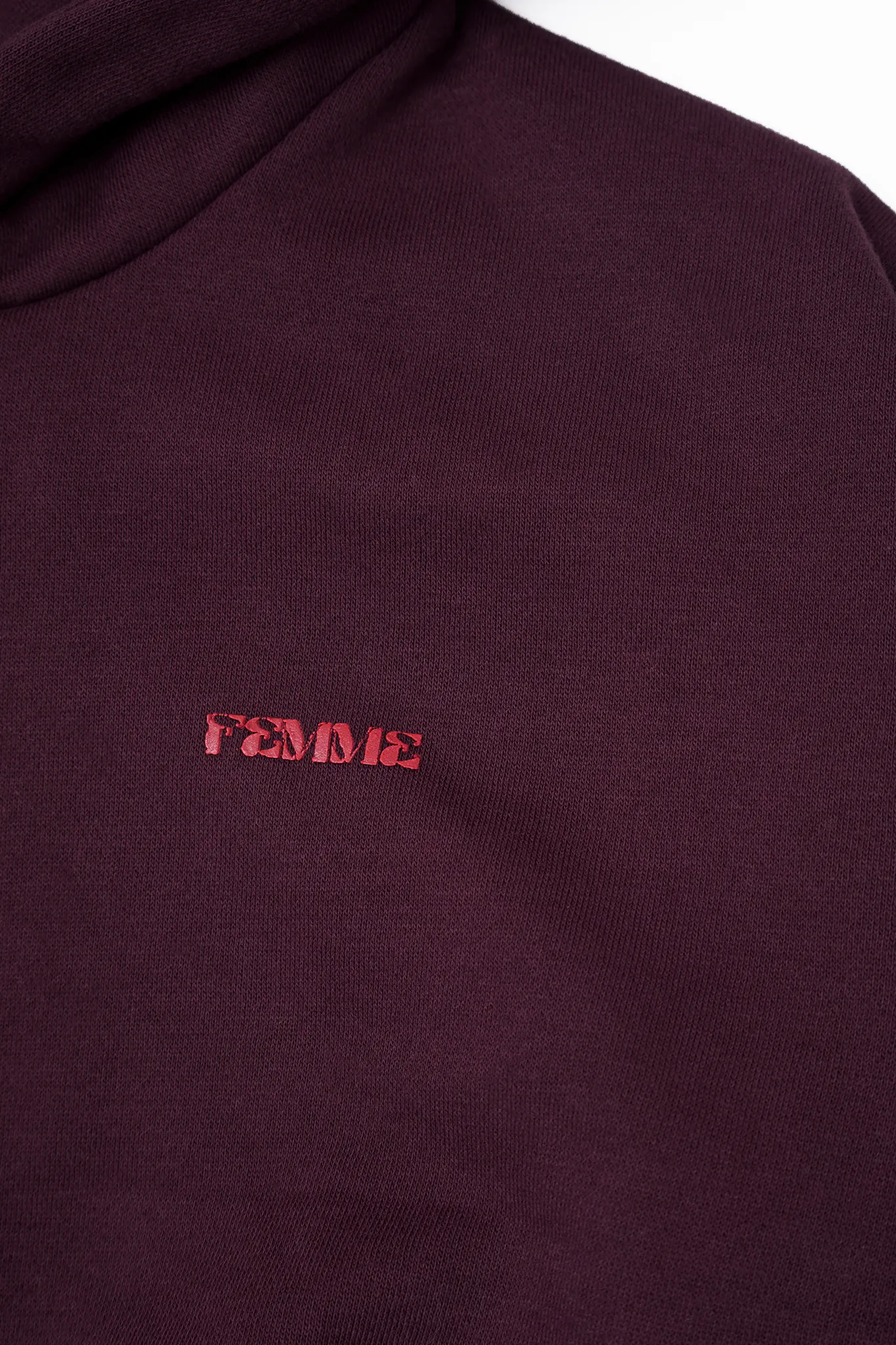 LOUNGE HOODIE IN WINE