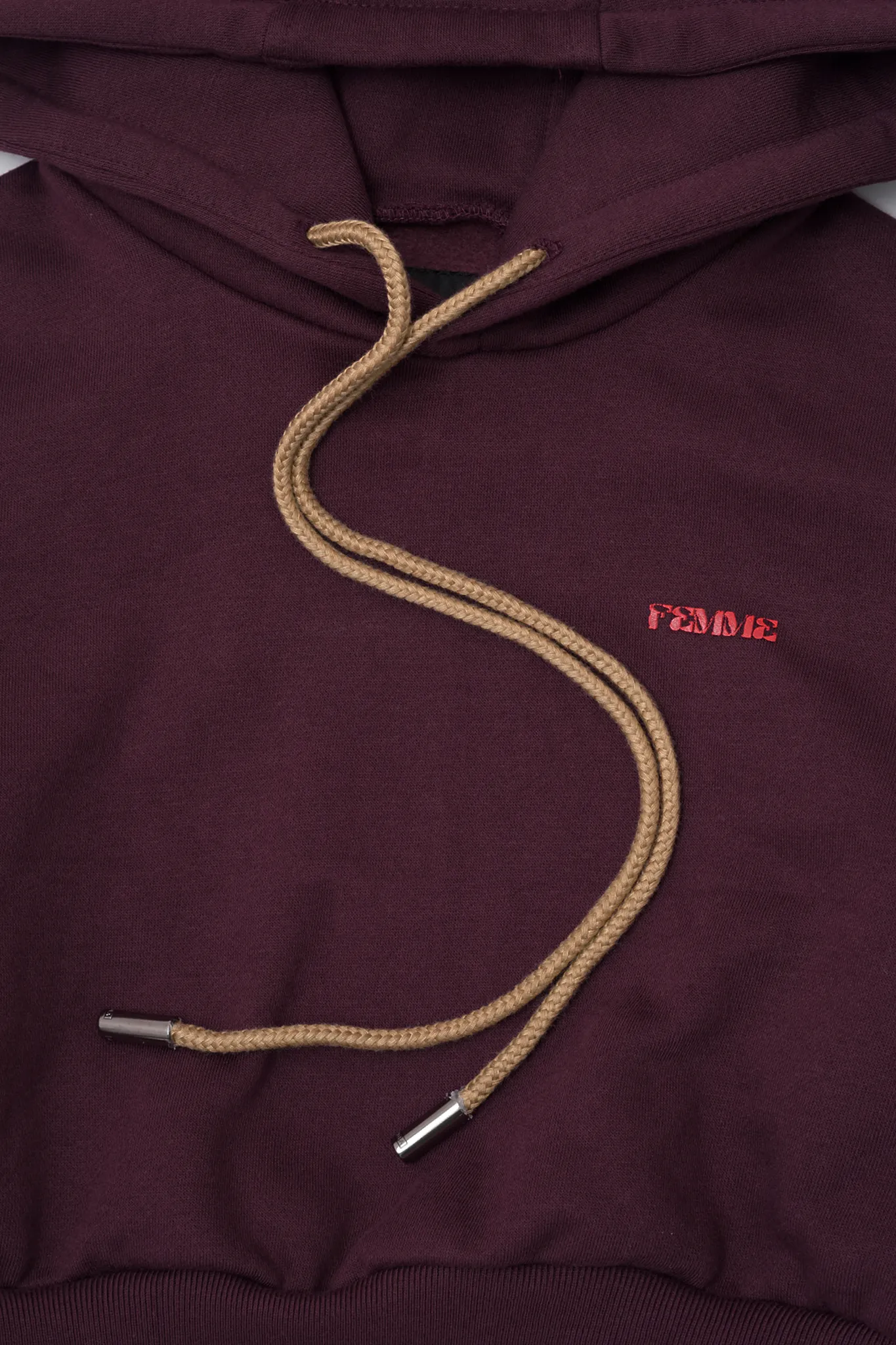 LOUNGE HOODIE IN WINE