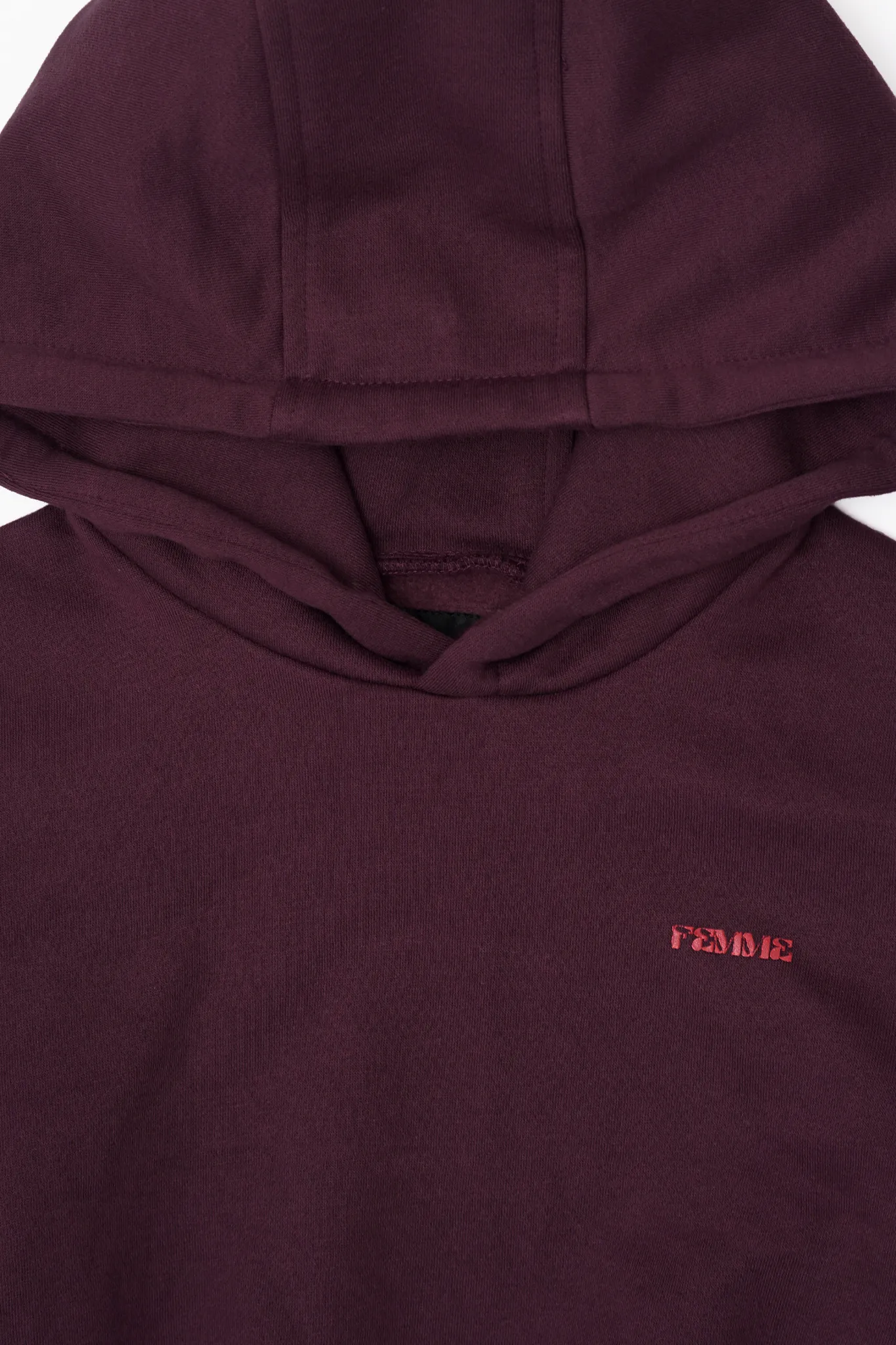 LOUNGE HOODIE IN WINE