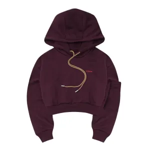 LOUNGE HOODIE IN WINE