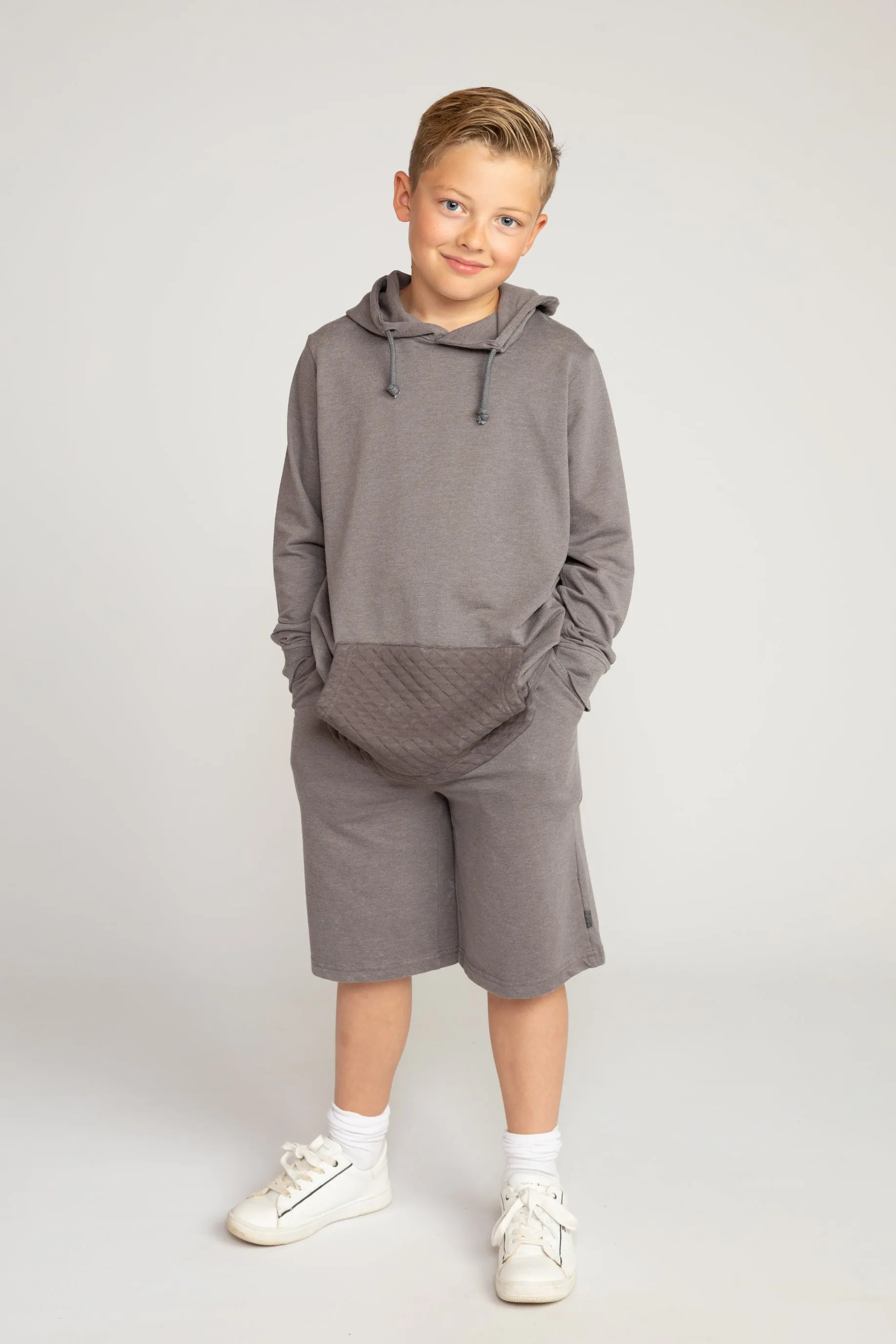 Lounge Quilted Pocket Hoody