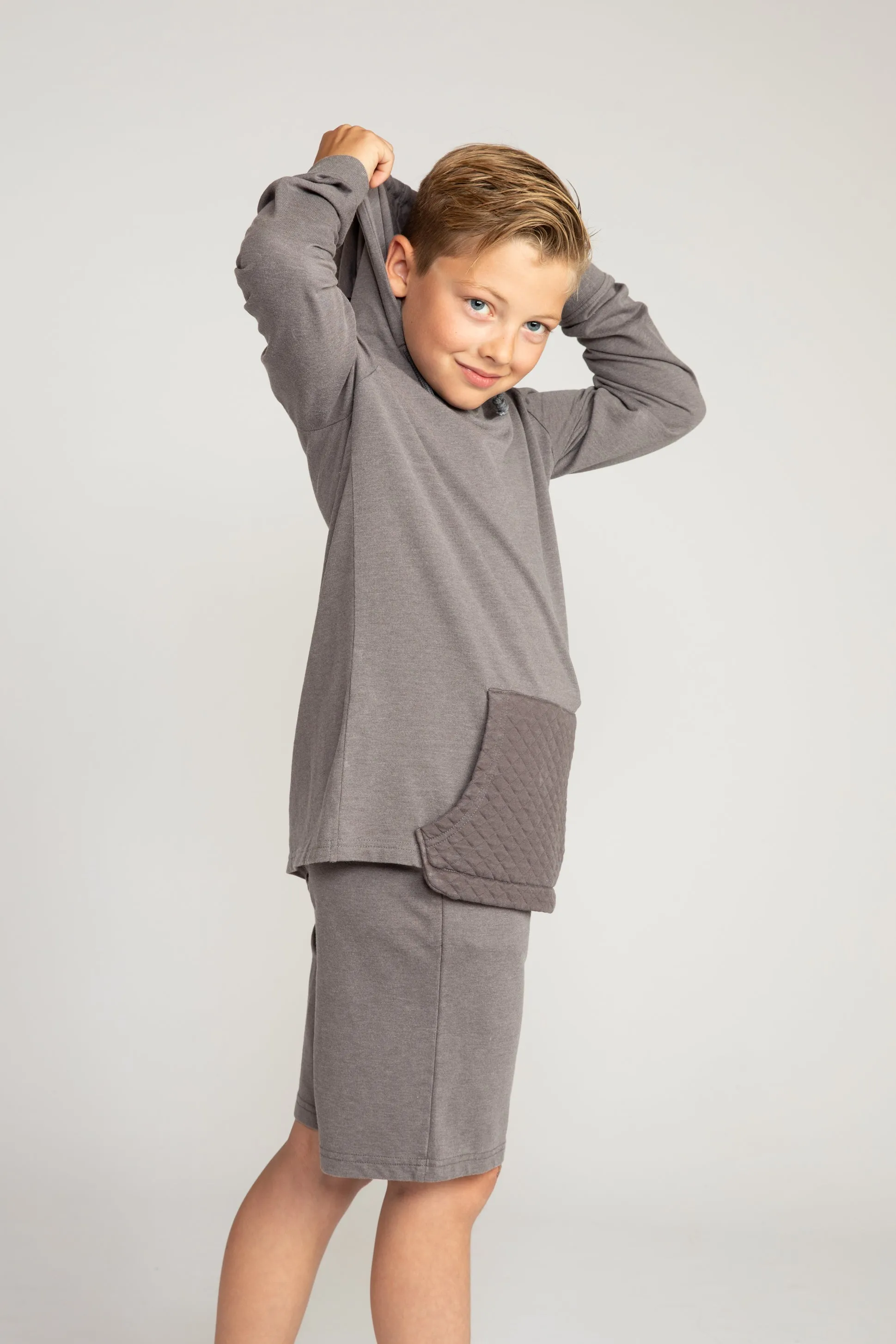 Lounge Quilted Pocket Hoody
