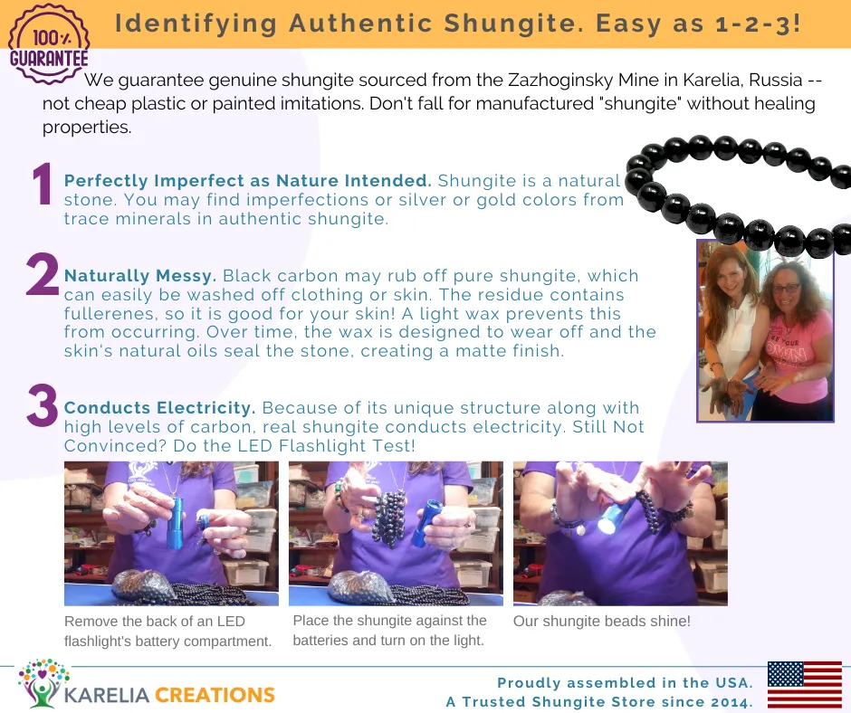 Love, Harmony and Bracelet - Shungite Amethyst Pink Quartz Austrian Crystals
