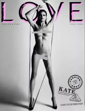 LOVE Magazine #3 2010 KATE MOSS Dree Hemingway NIMUE SMITH Lara Stone