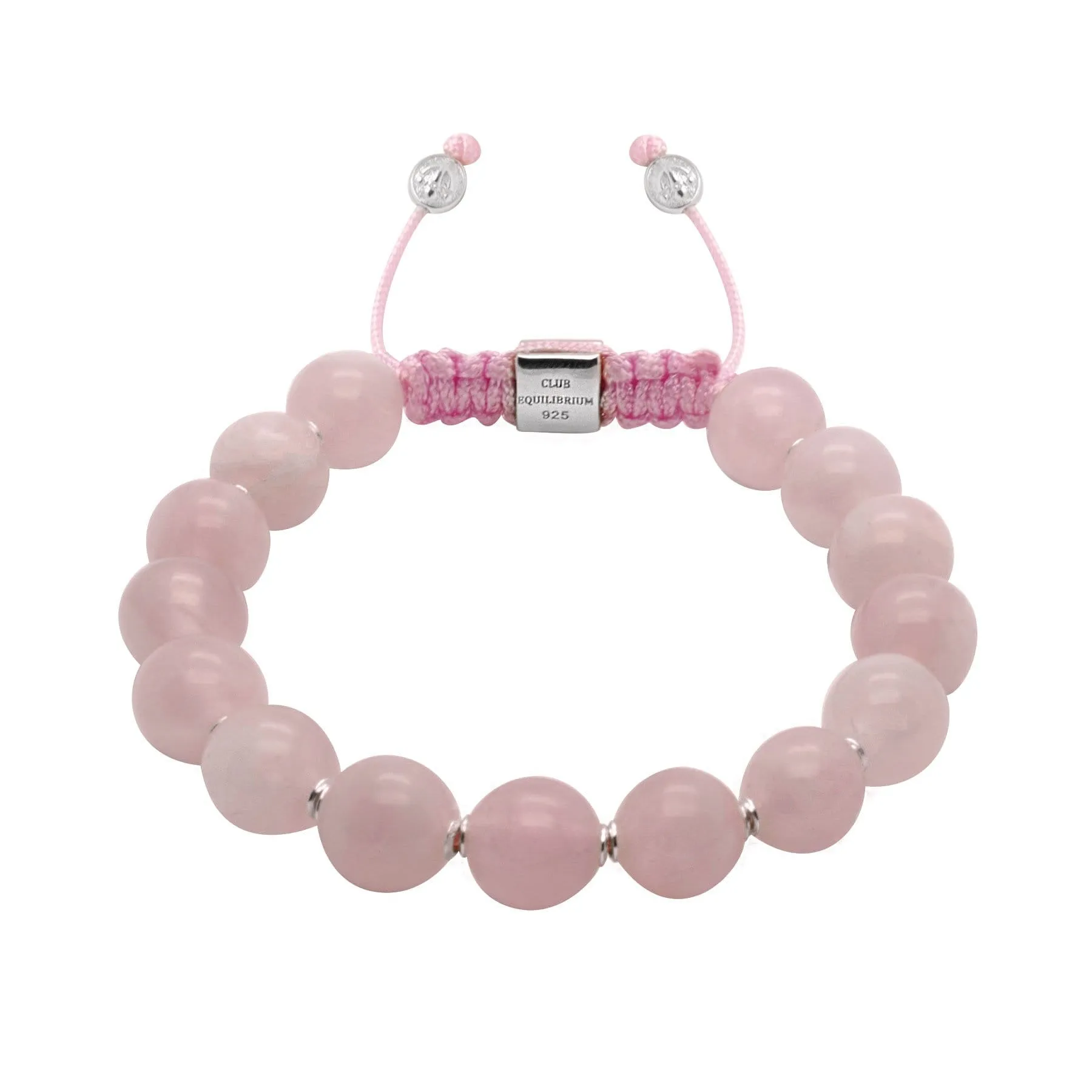 Love Magnet | Stunning Rose Quartz Bracelet in Gold/Silver | 10MM