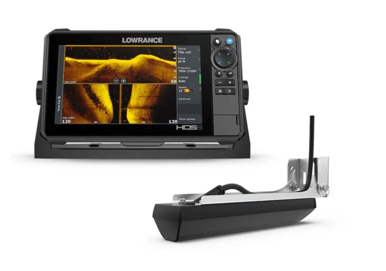 Lowrance HDS-9 PRO with ActiveImaging™ HD 3-in-1 transdcuer. 9"