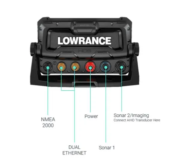 Lowrance HDS-9 PRO with ActiveImaging™ HD 3-in-1 transdcuer. 9"
