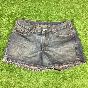 Lucky Brand Dungarees Shorts Light Wash Denim 10/30
