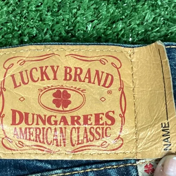 Lucky Brand Dungarees Shorts Light Wash Denim 10/30